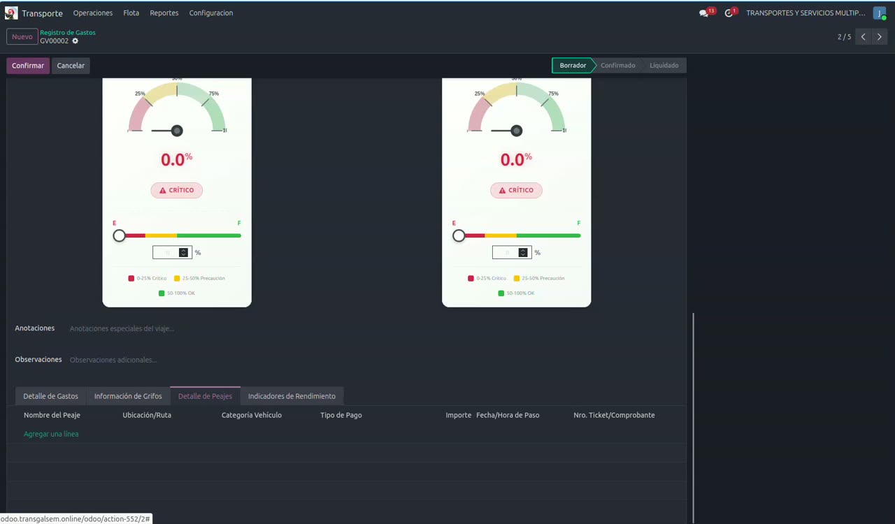 Odoo 19 para Empresas de Transporte