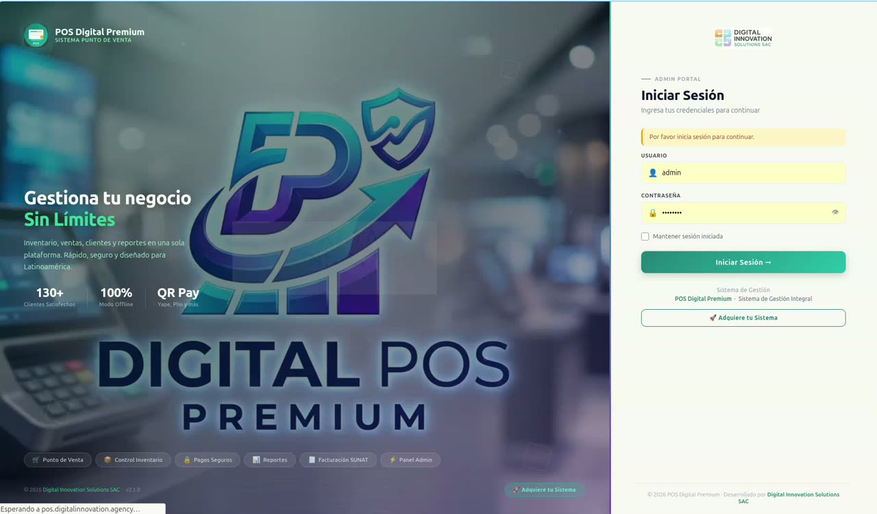 Digital POS - Punto de Venta